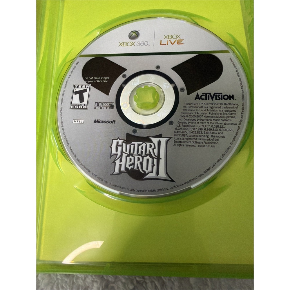 Guitar Hero II (Microsoft Xbox 360, 2007) Complete CIB - Picture 7 of 11